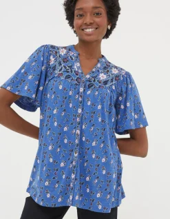 FatFace Polly Layered Floral Top|Women View All