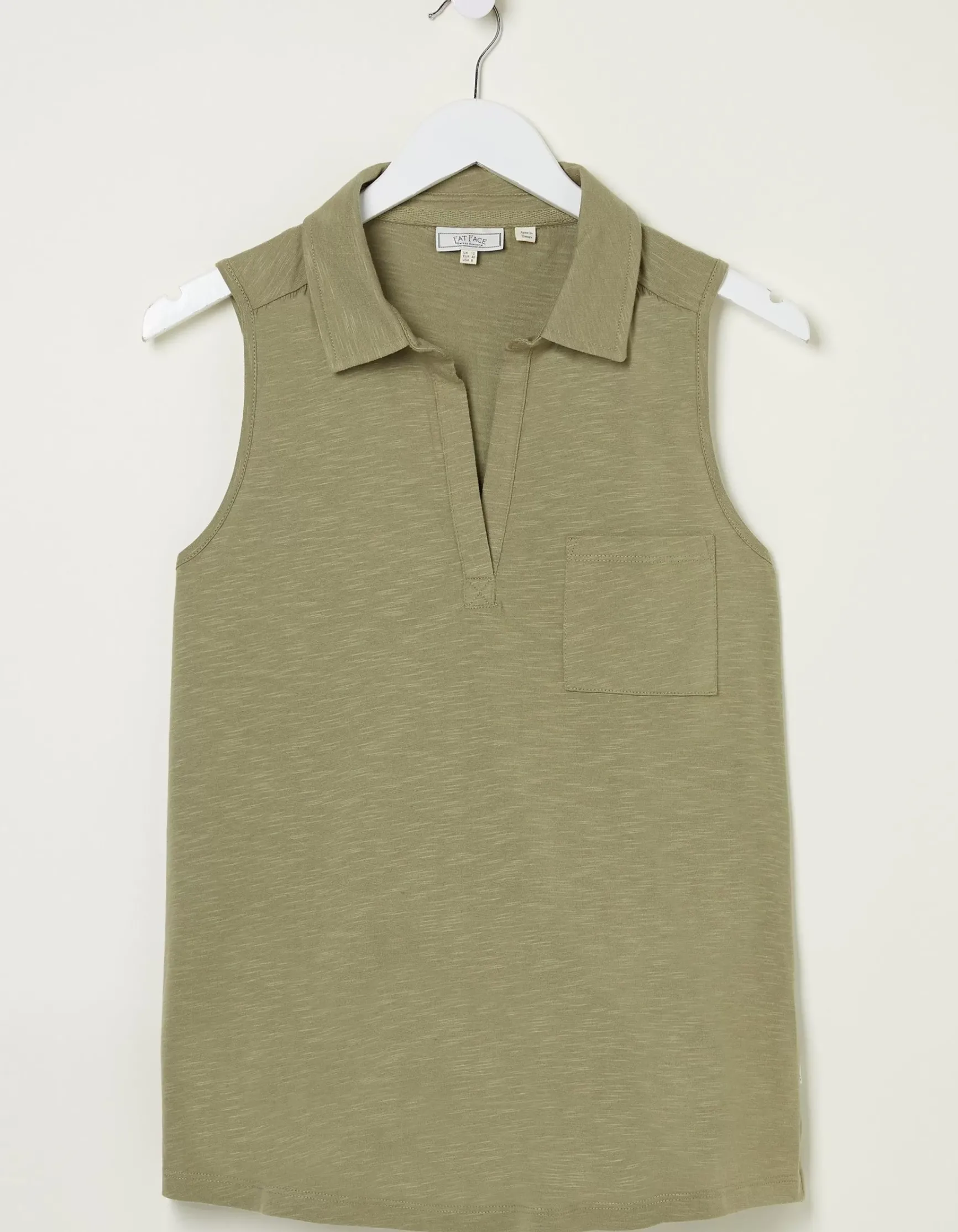 FatFace Polly Sleeveless Polo Shirt|Women Tops & T-Shirts