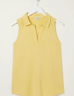 FatFace Polly Sleeveless Polo Shirt|Women Tops & T-Shirts