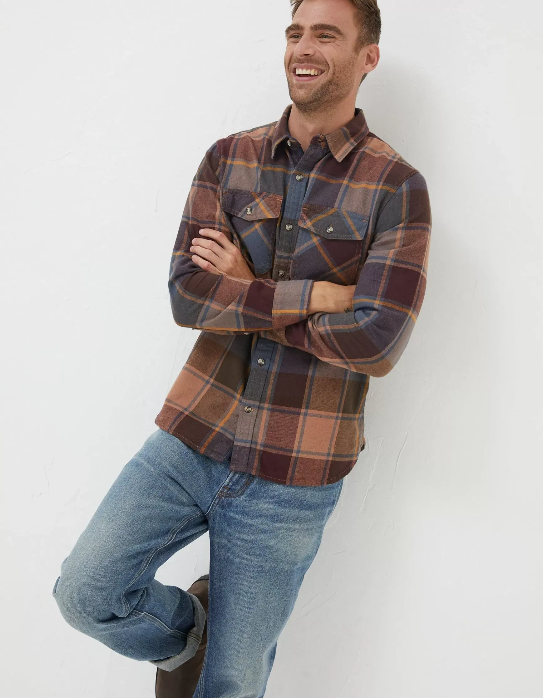 FatFace Poole Check Shirt|Men View All