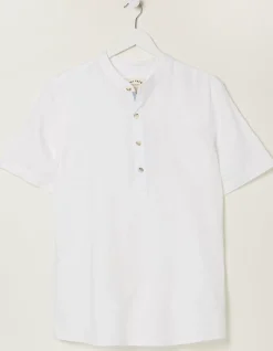 FatFace Pop Over Linen Shirt|Men Shirts