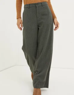 FatFace Presley Mini Check Trouser|Women Trousers & Leggings
