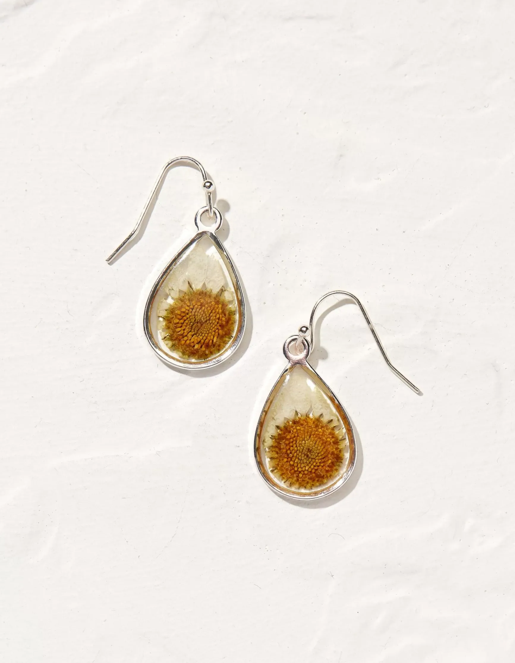FatFace Pressed Daisy Earrings|Women View All