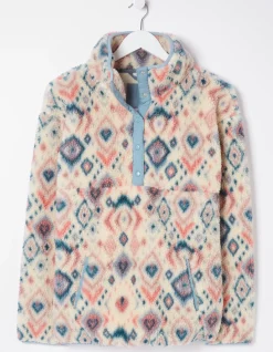 FatFace Printed Half Neck Fleece|Women View All
