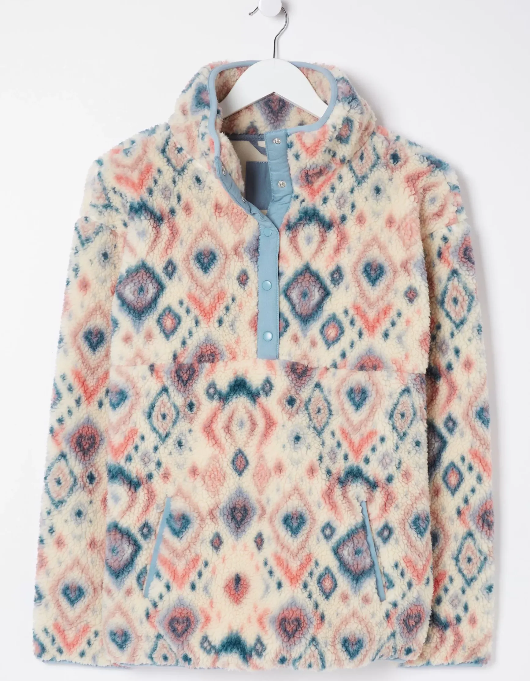 FatFace Printed Half Neck Fleece|Women View All