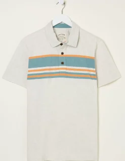 FatFace Purbeck Chest Stripe Polo|Men T-Shirts