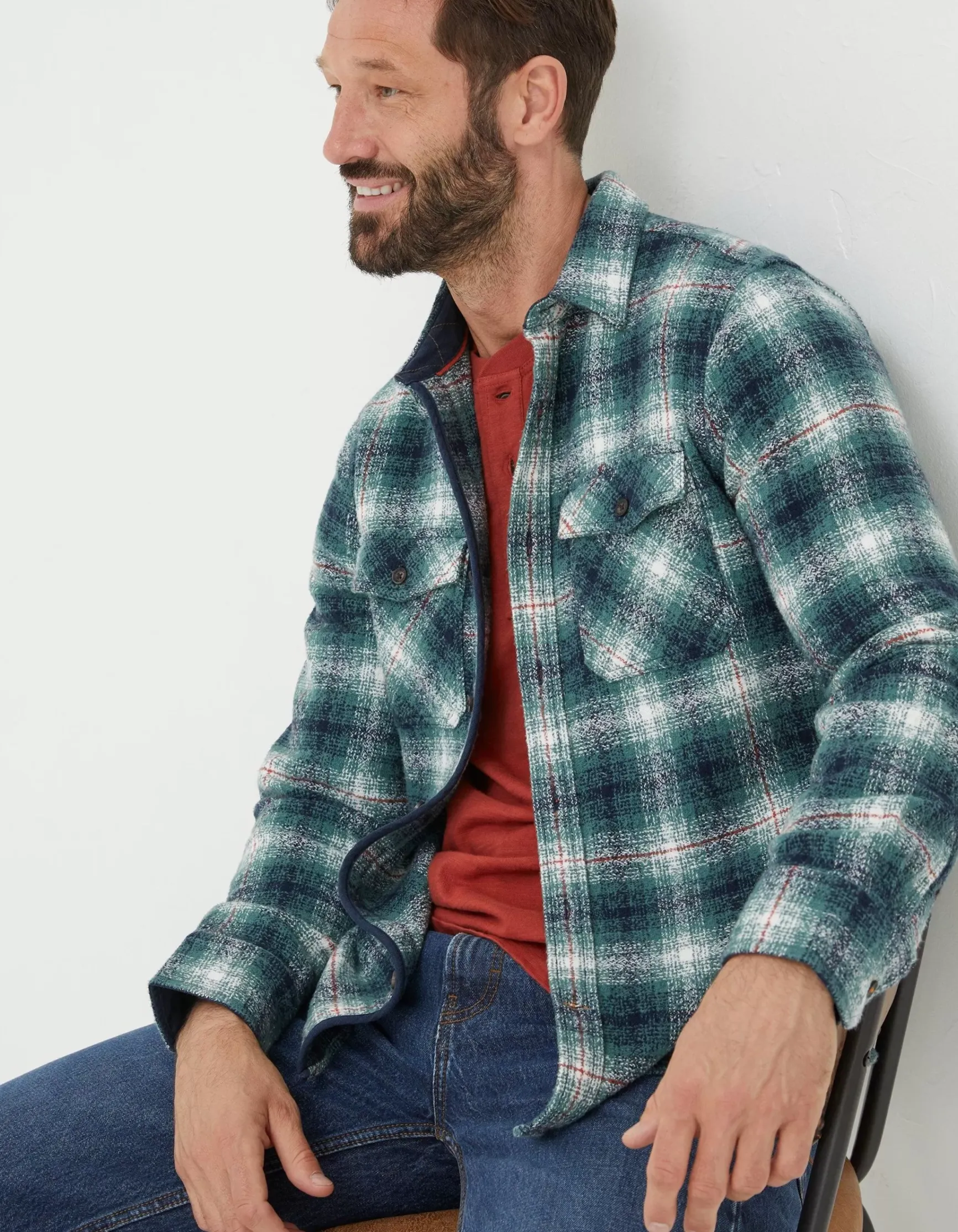 FatFace Purley Ombre Check Shirt|Men View All