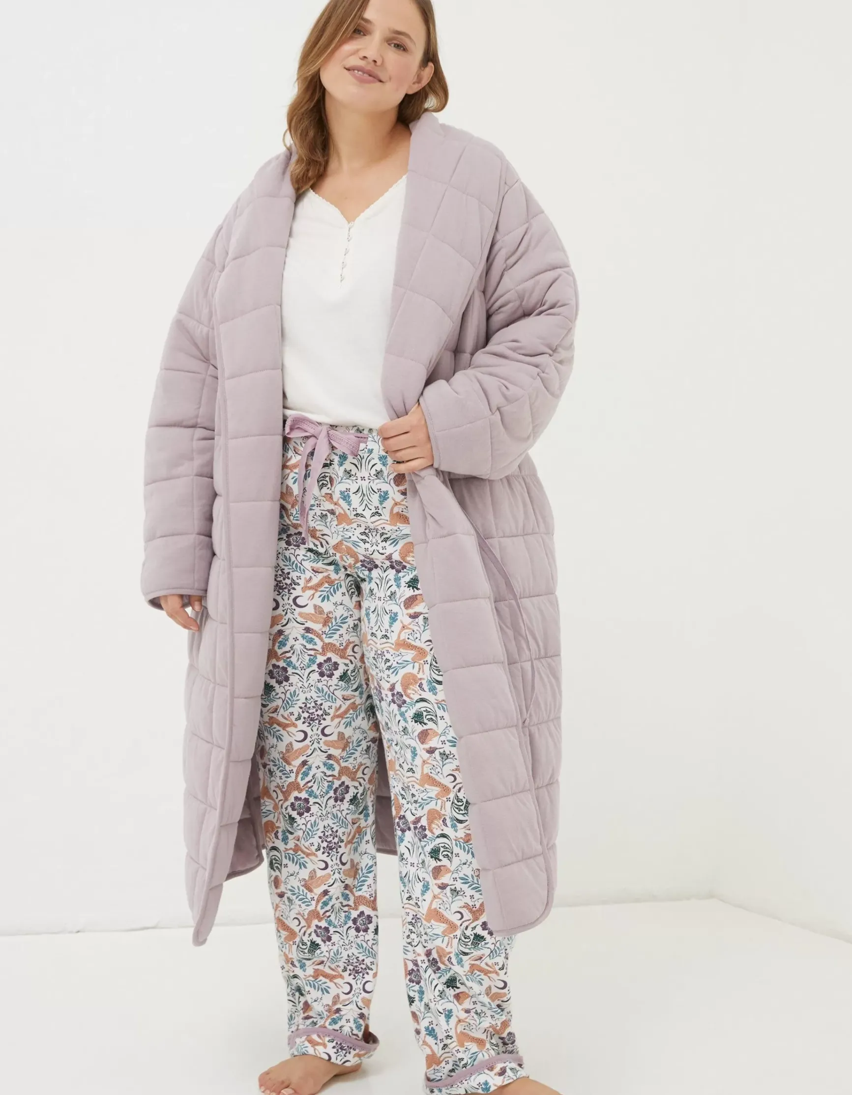 FatFace Quilted Dressing Gown|Women View All