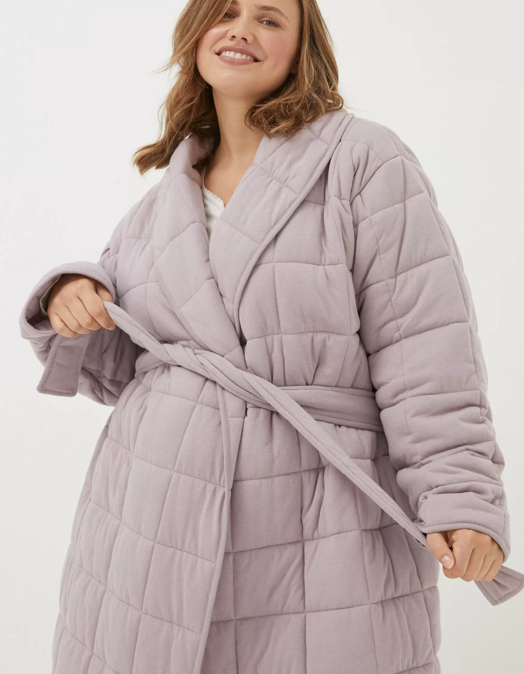 FatFace Quilted Dressing Gown|Women View All