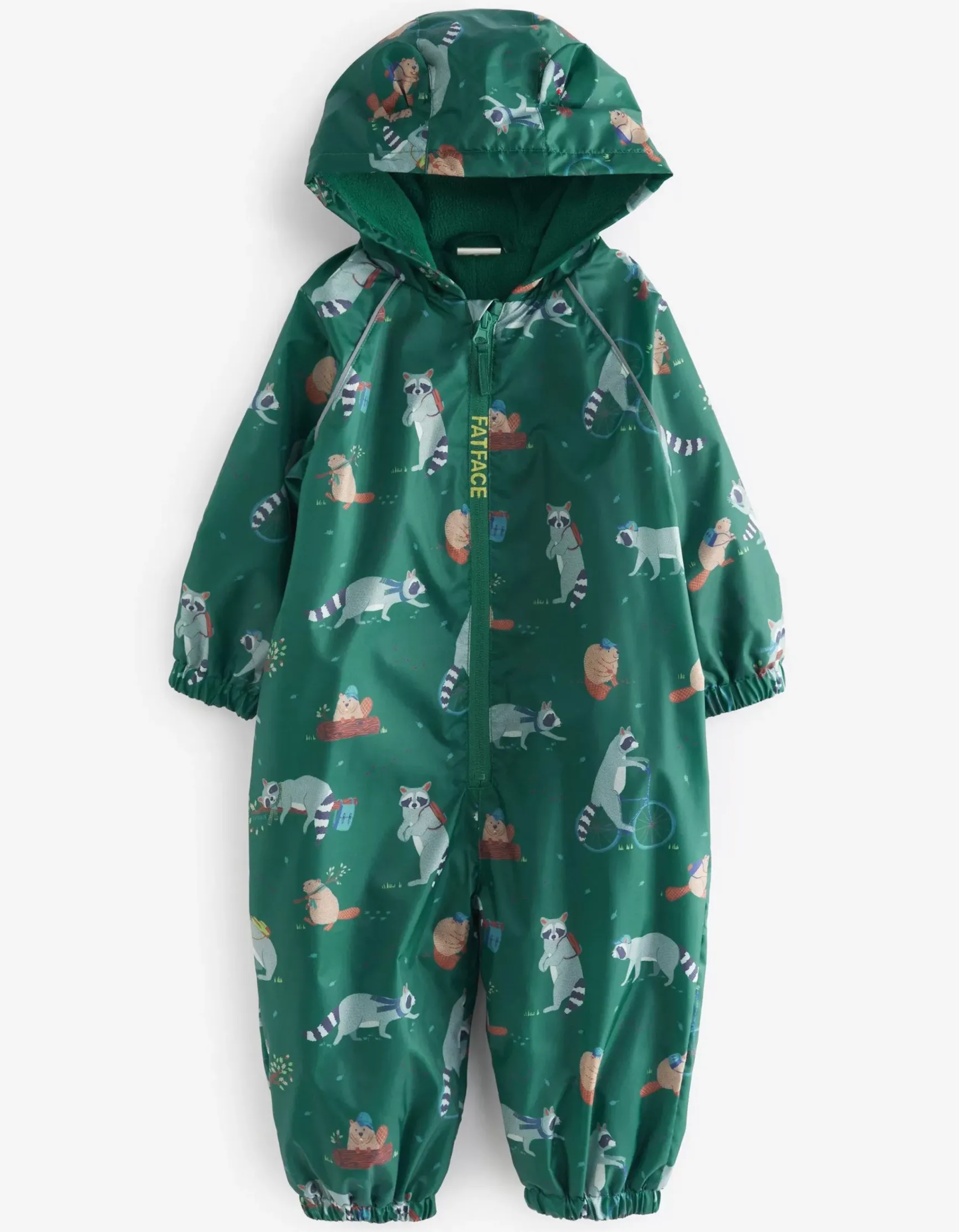 FatFace Raccoon Print Puddlesuit|Boys View All