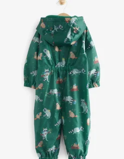 FatFace Raccoon Print Puddlesuit|Boys View All