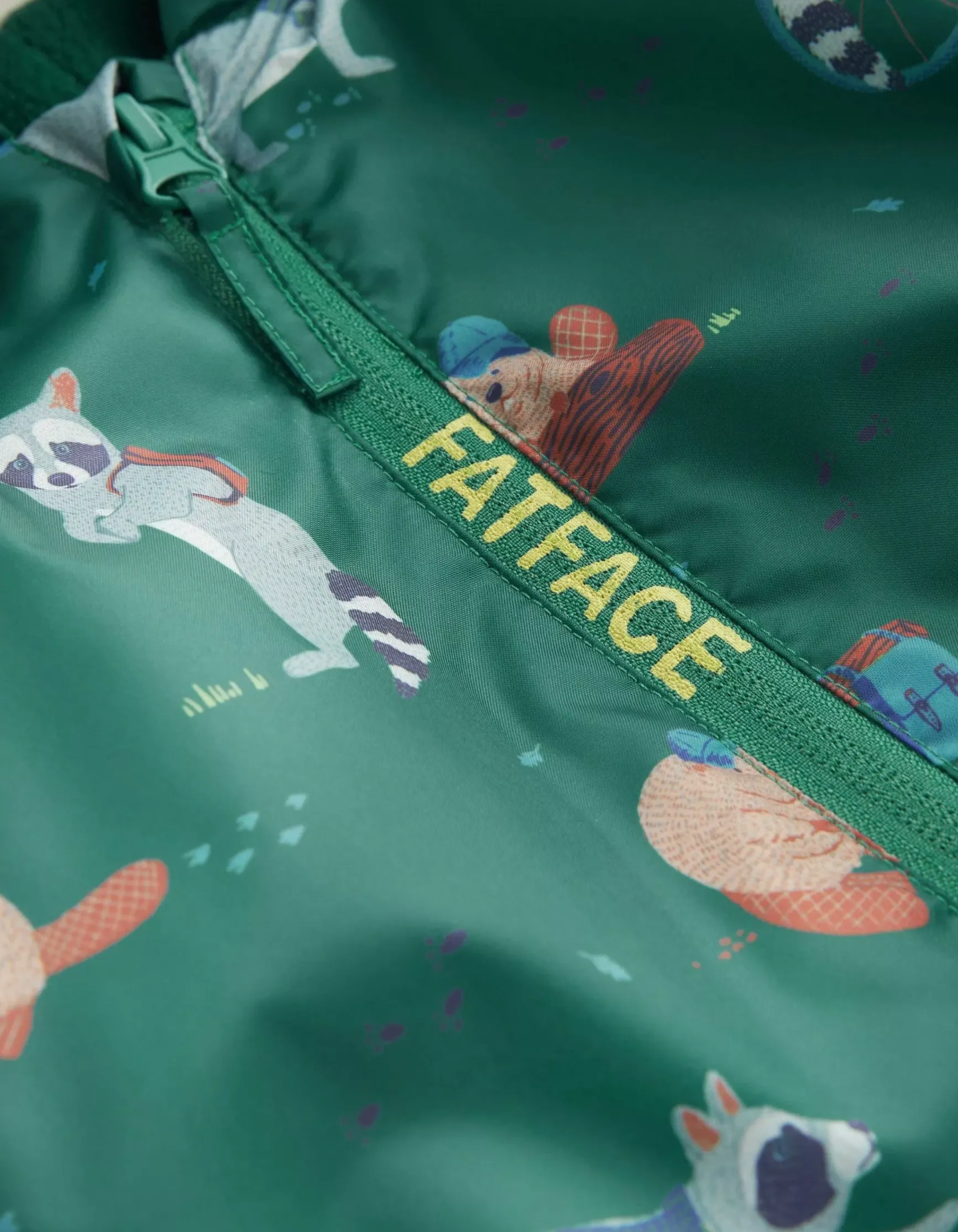 FatFace Raccoon Print Puddlesuit|Boys View All
