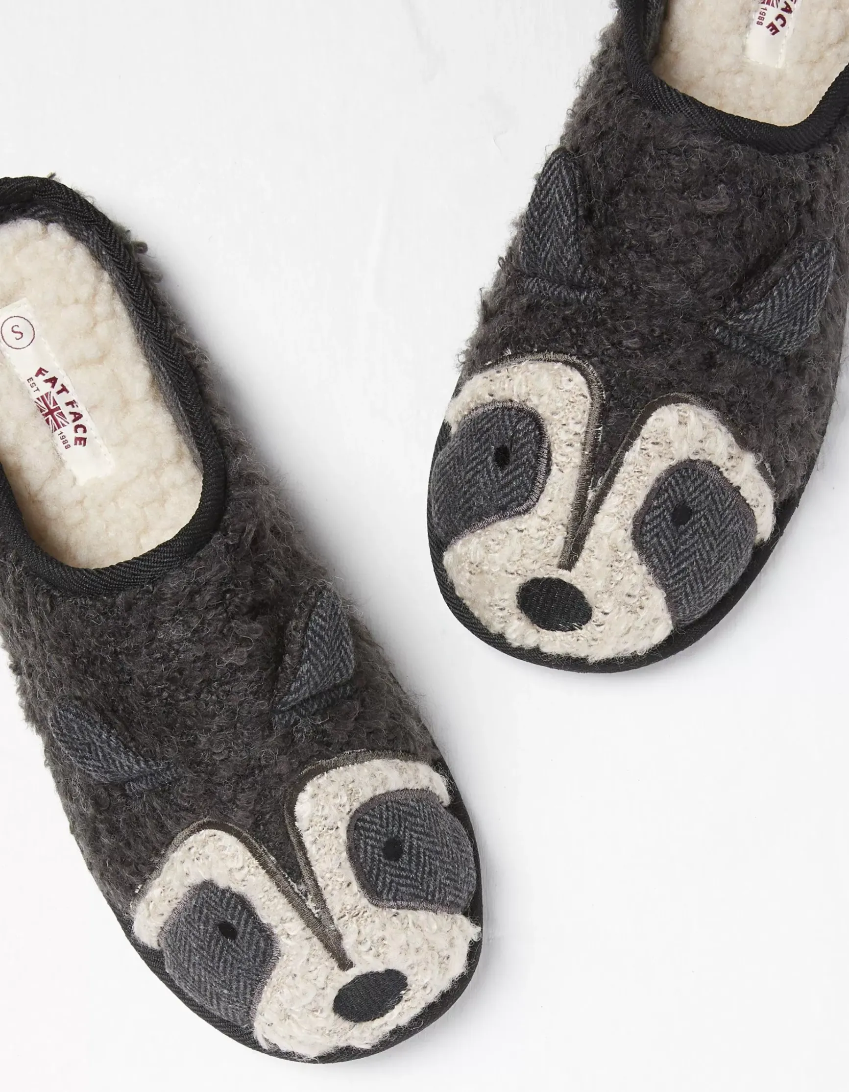 FatFace Ralphie Racoon Slipper|Men View All