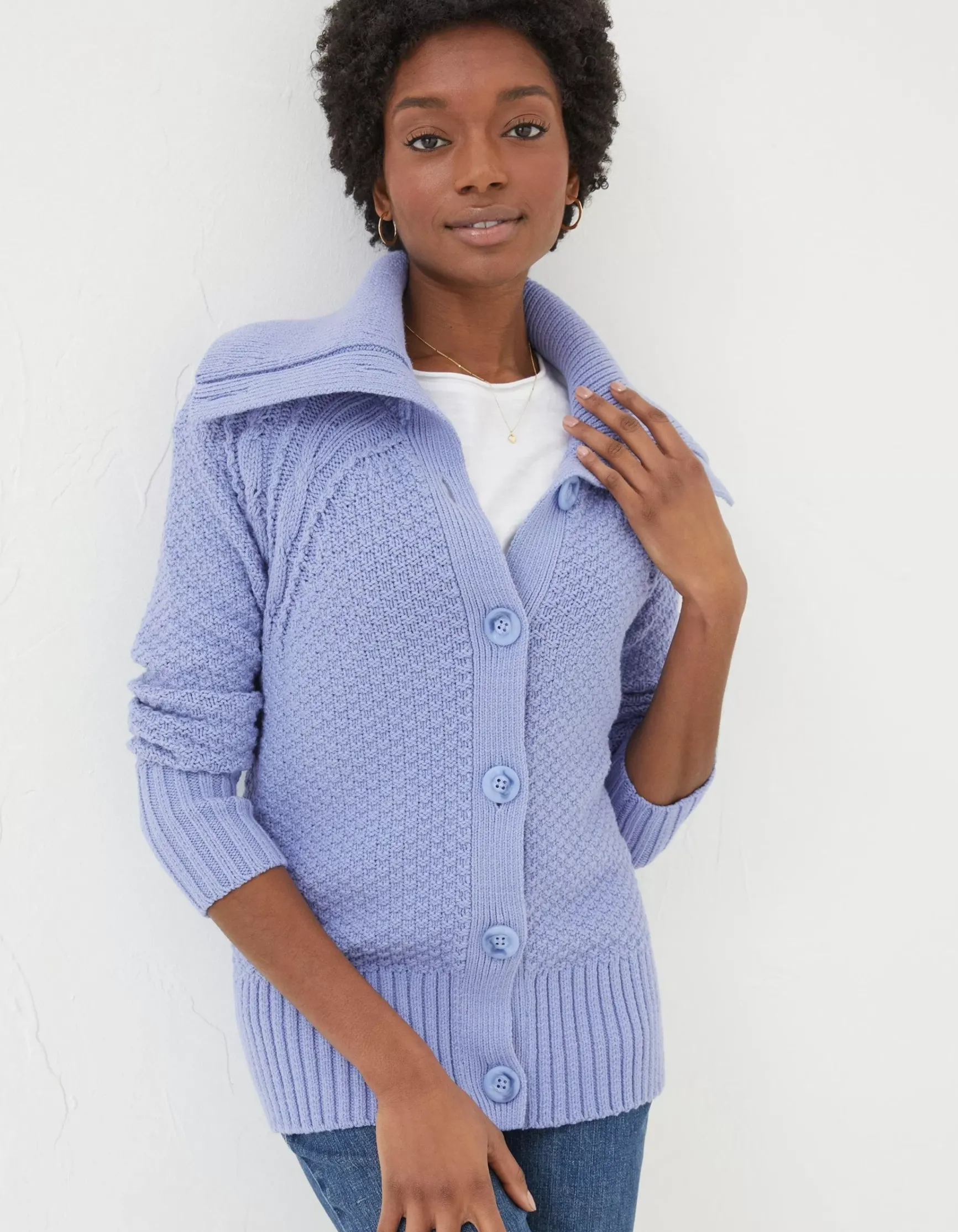 FatFace Raya Collared Cardigan|Women View All