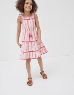 FatFace Raya Stripe Woven Dress|Girls View All