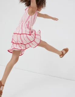 FatFace Raya Stripe Woven Dress|Girls View All