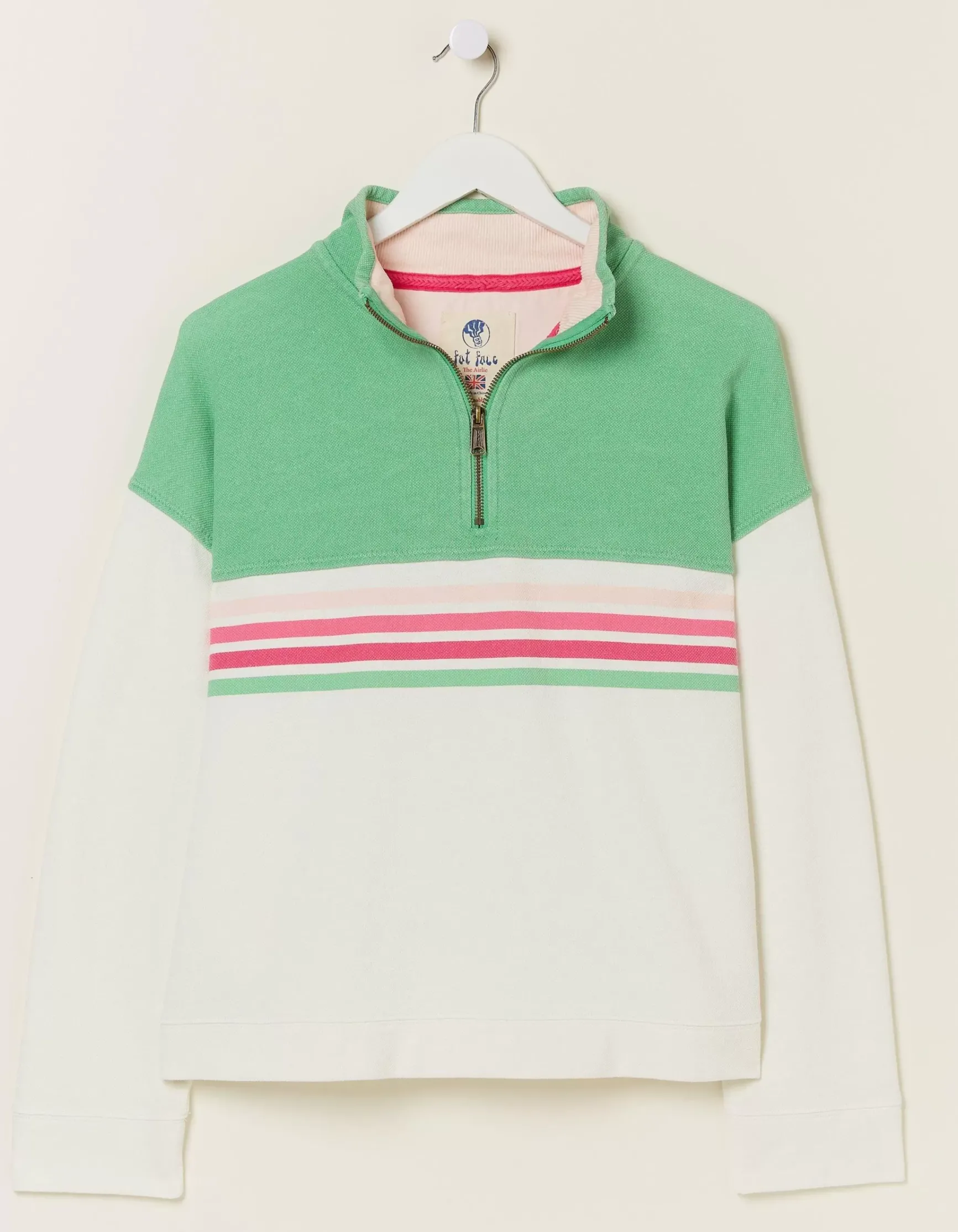 FatFace Relaxed Airlie Colour Block Sweat|Women Sweatshirts & Hoodies