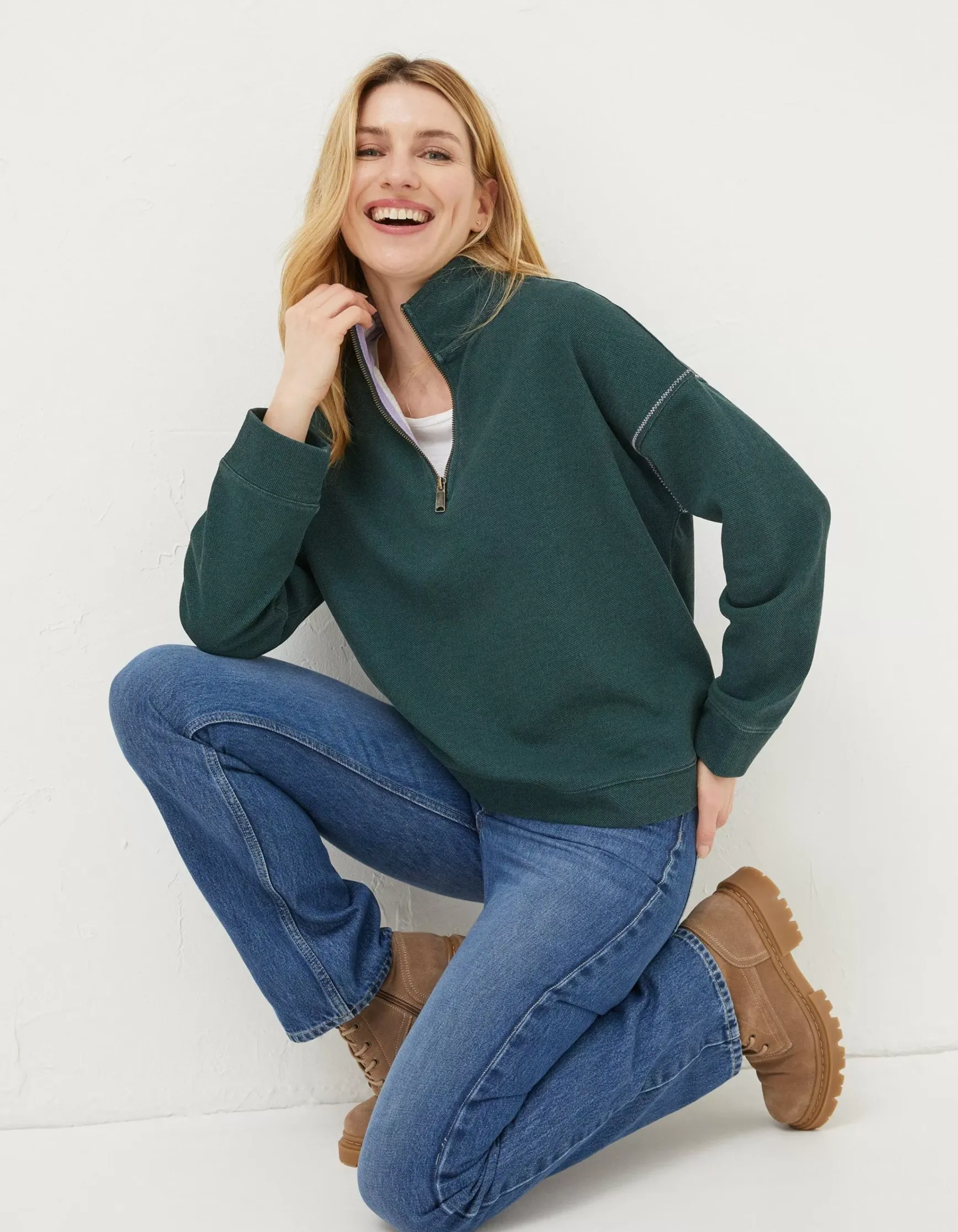 FatFace Relaxed Airlie Sweatshirt|Women Sweatshirts & Hoodies