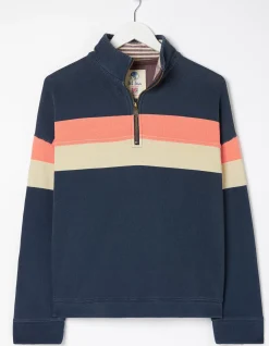 FatFace Relaxed Colour Block Airlie Sweatshirt|Women Sweatshirts & Hoodies