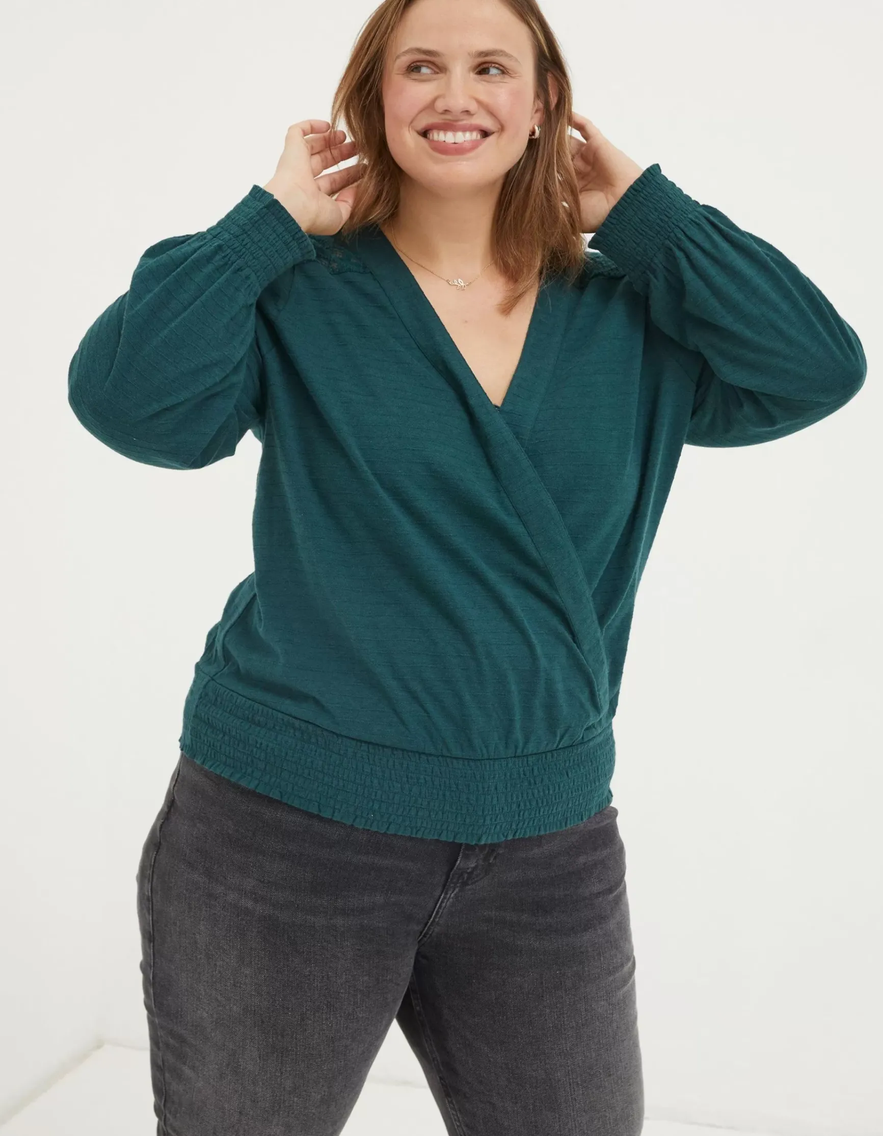 FatFace Remi Wrap Top|Women View All
