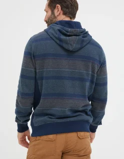 FatFace Reverse Stripe Hoodie|Men View All