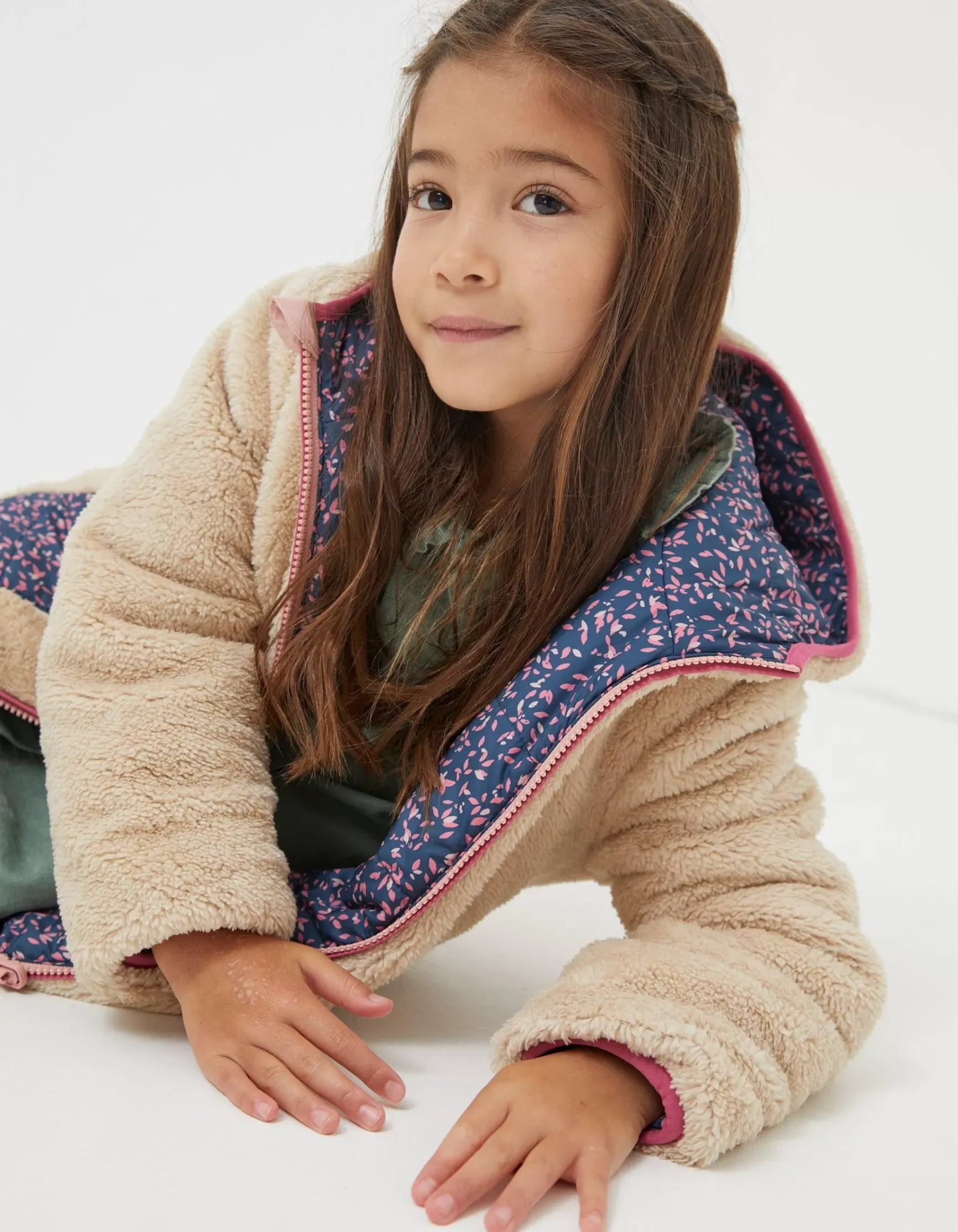 FatFace Reversible Floral Print Jacket|Girls View All