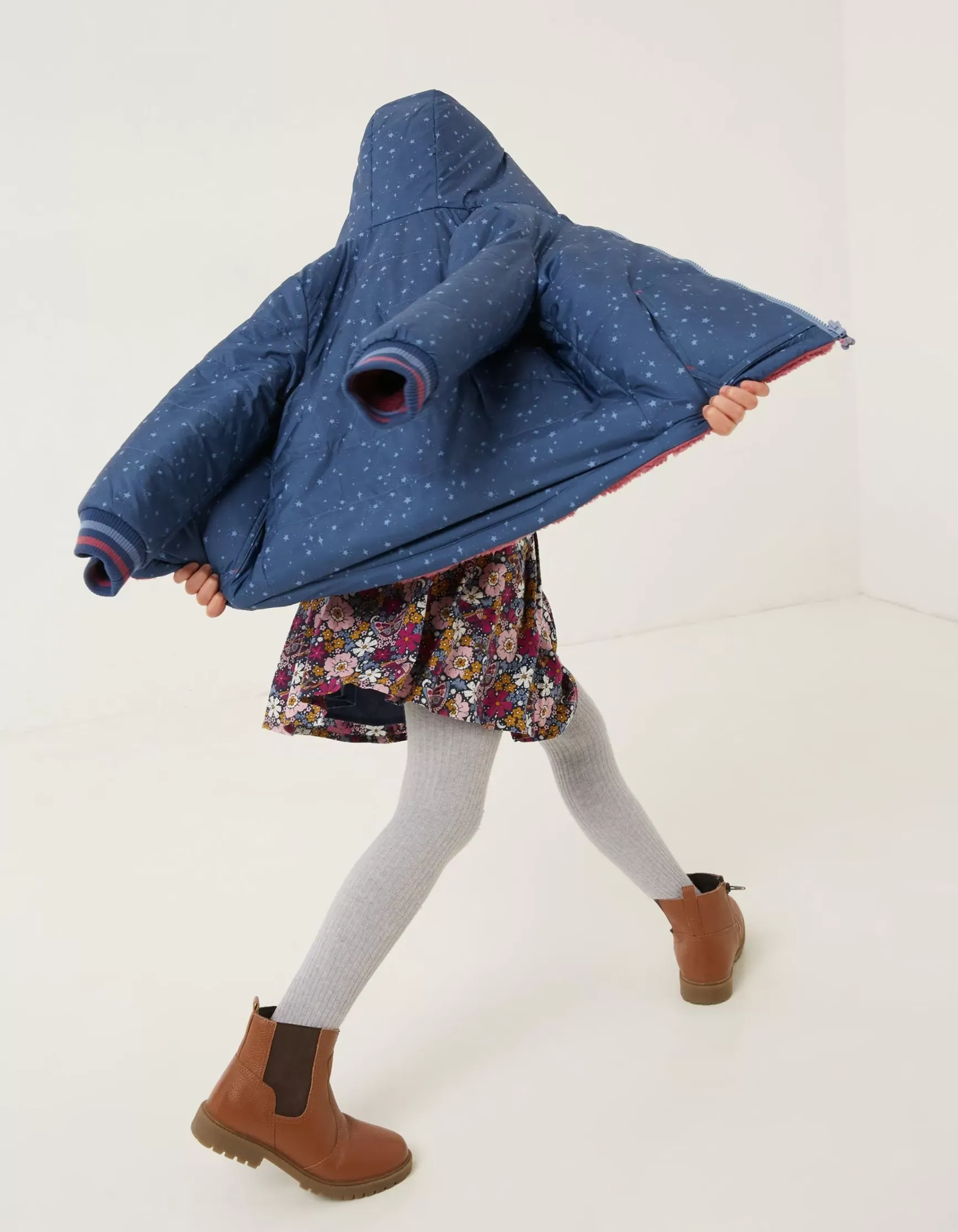 FatFace Reversible Star Jacket|Girls View All