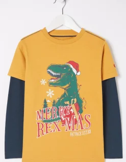 FatFace Rexmas Graphic T-Shirt|Boys View All
