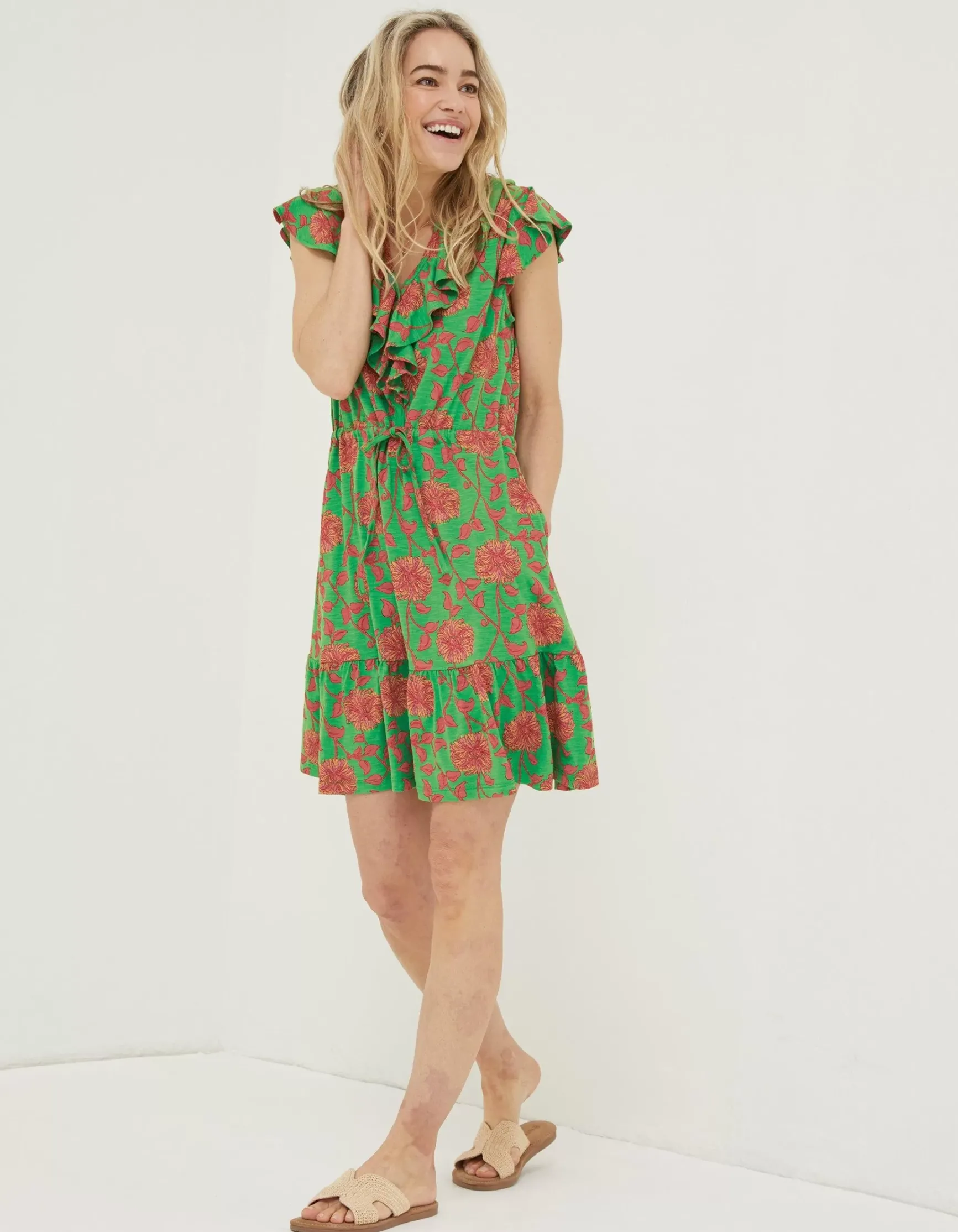 FatFace Riley Bali Jersey Dress|Women Dresses
