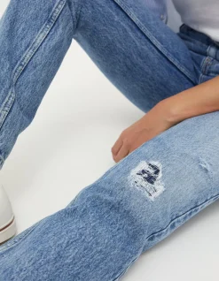 FatFace Rip And Repair Mom Jeans|Women Jeans & Dungarees