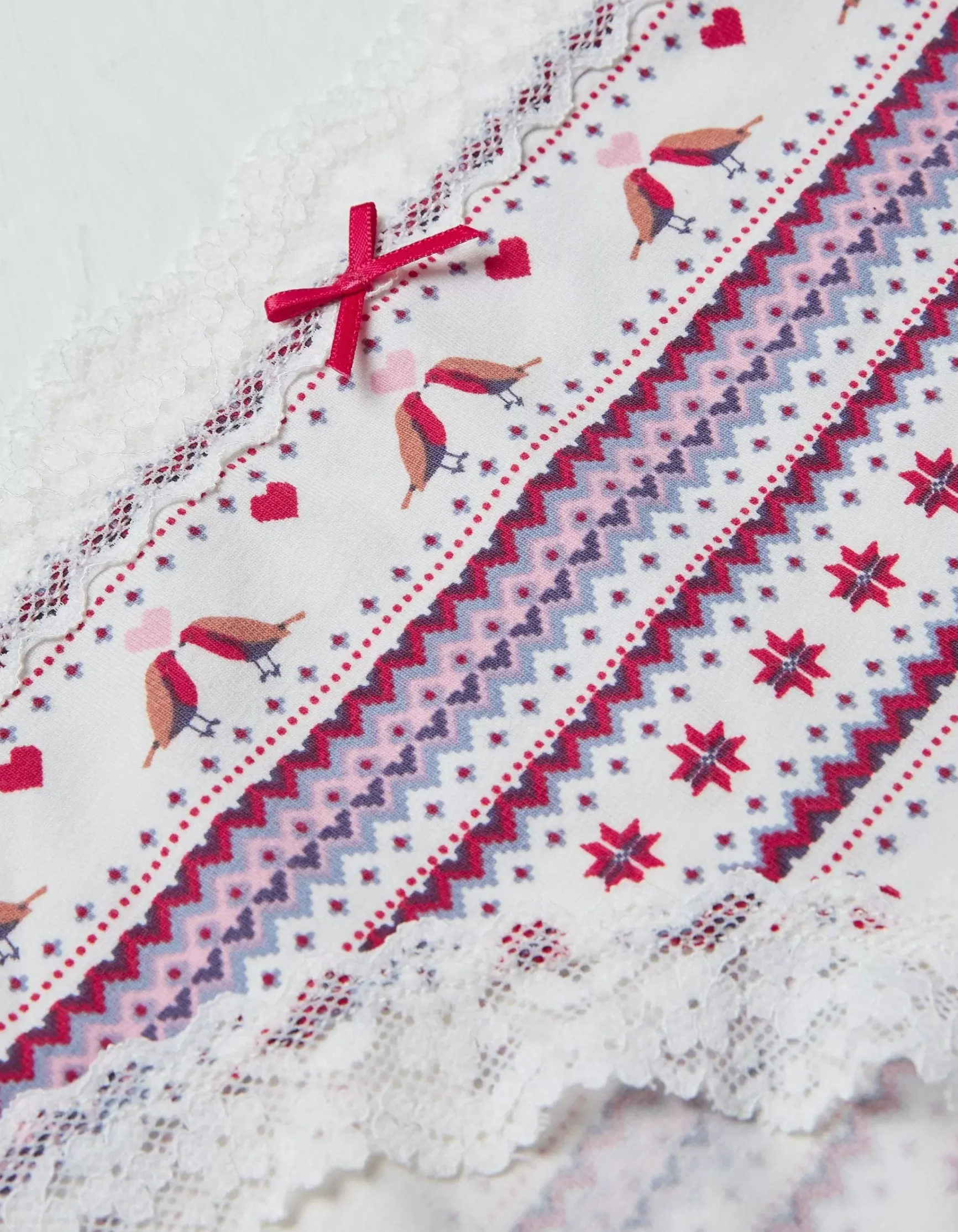 FatFace Robin Fairisle Short Knickers|Women View All