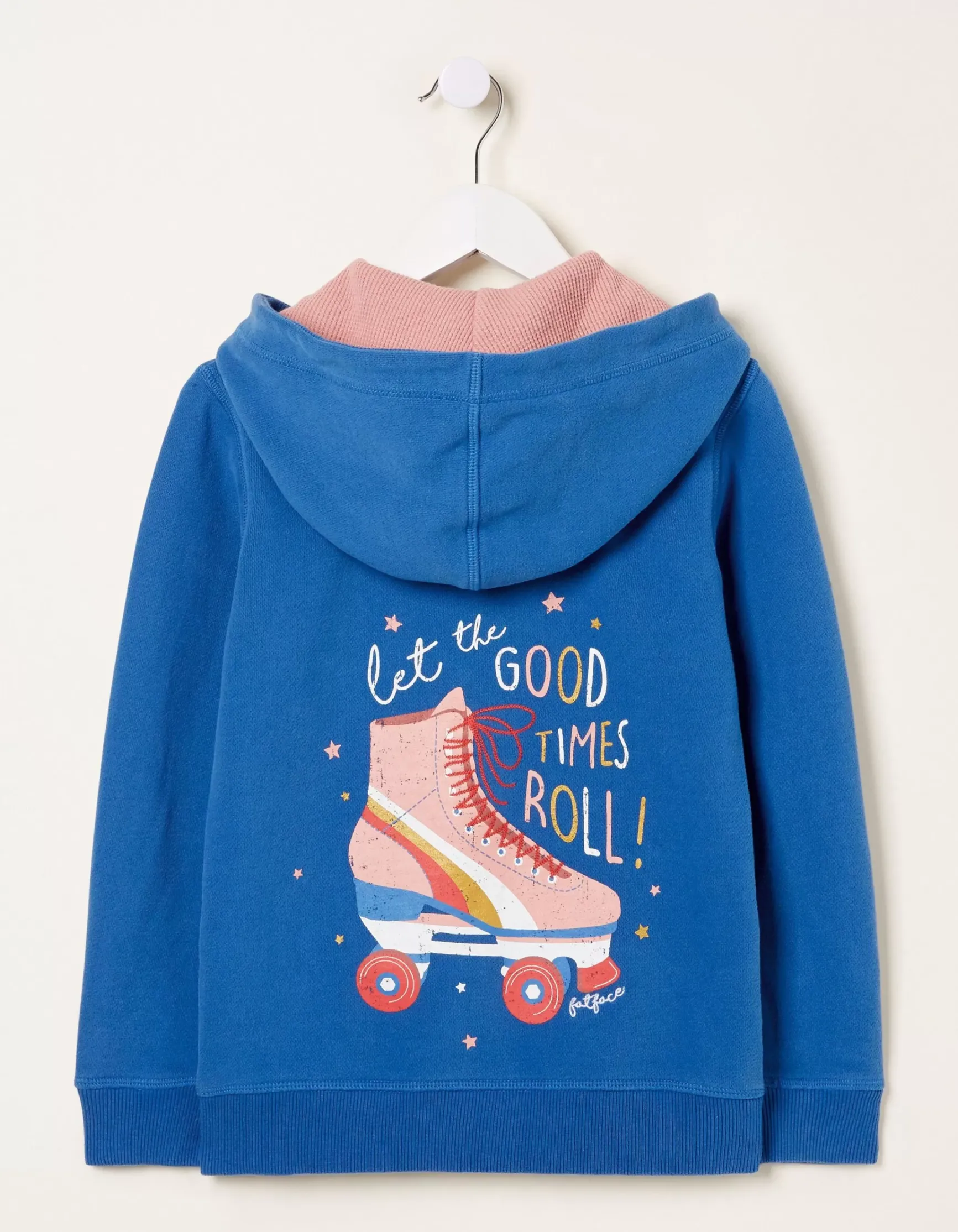 FatFace Roller Skate Graphic Zip Thru Hoodie|Girls View All