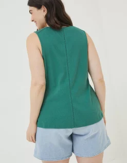 FatFace Romy Lace Trim Vest Top|Women Tops & T-Shirts