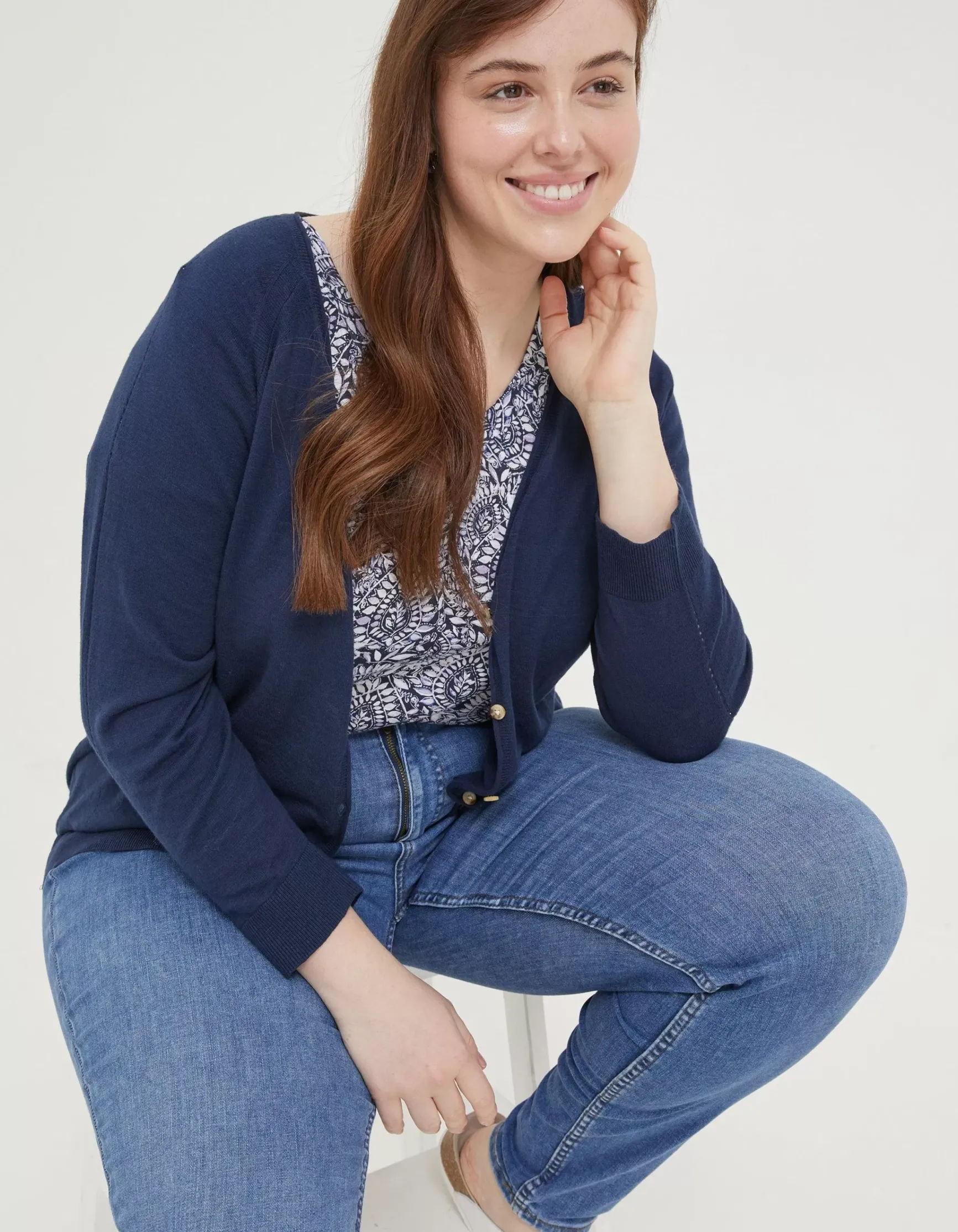 FatFace Rose Cardigan|Women Knitwear