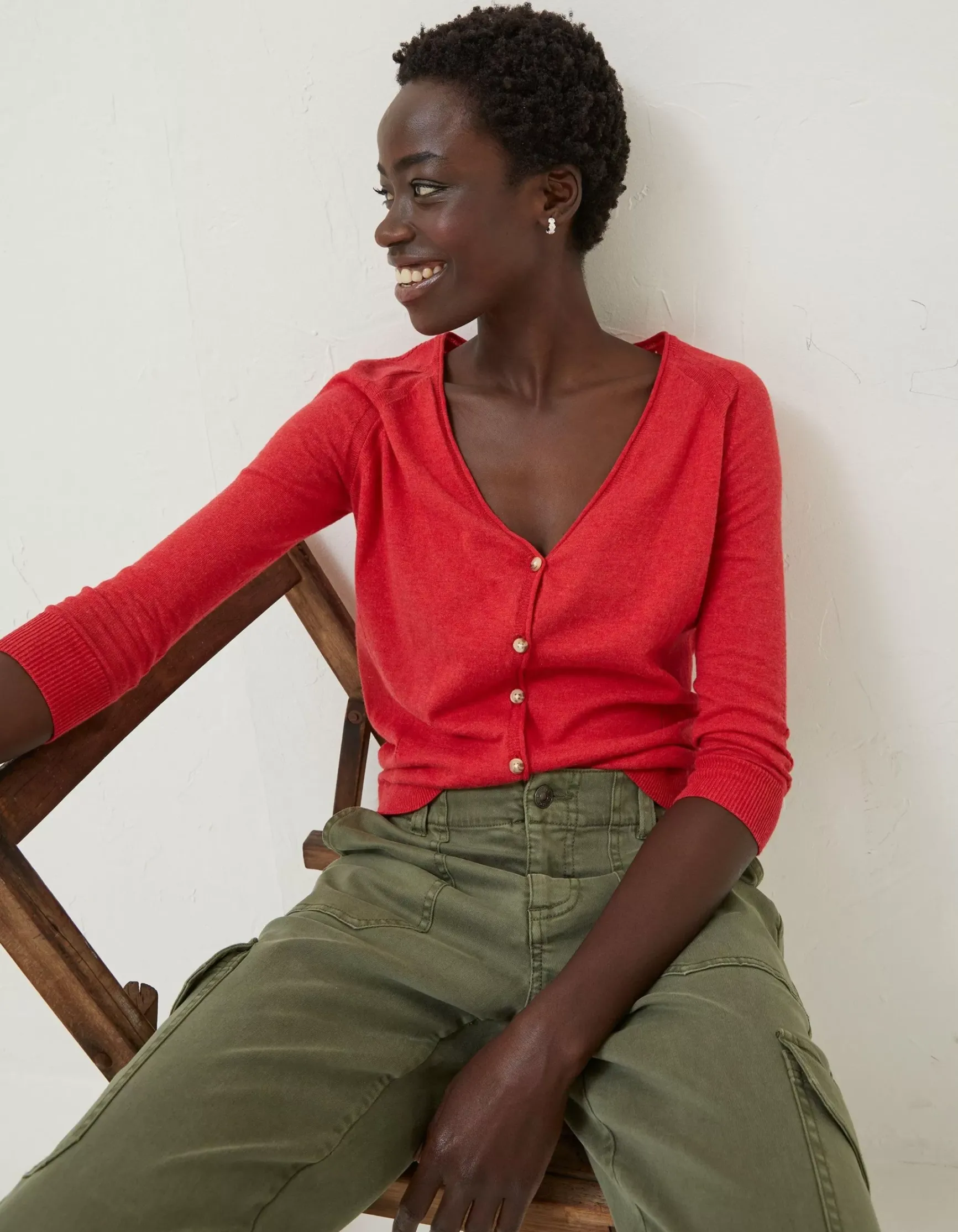 FatFace Rose Cardigan|Women Knitwear