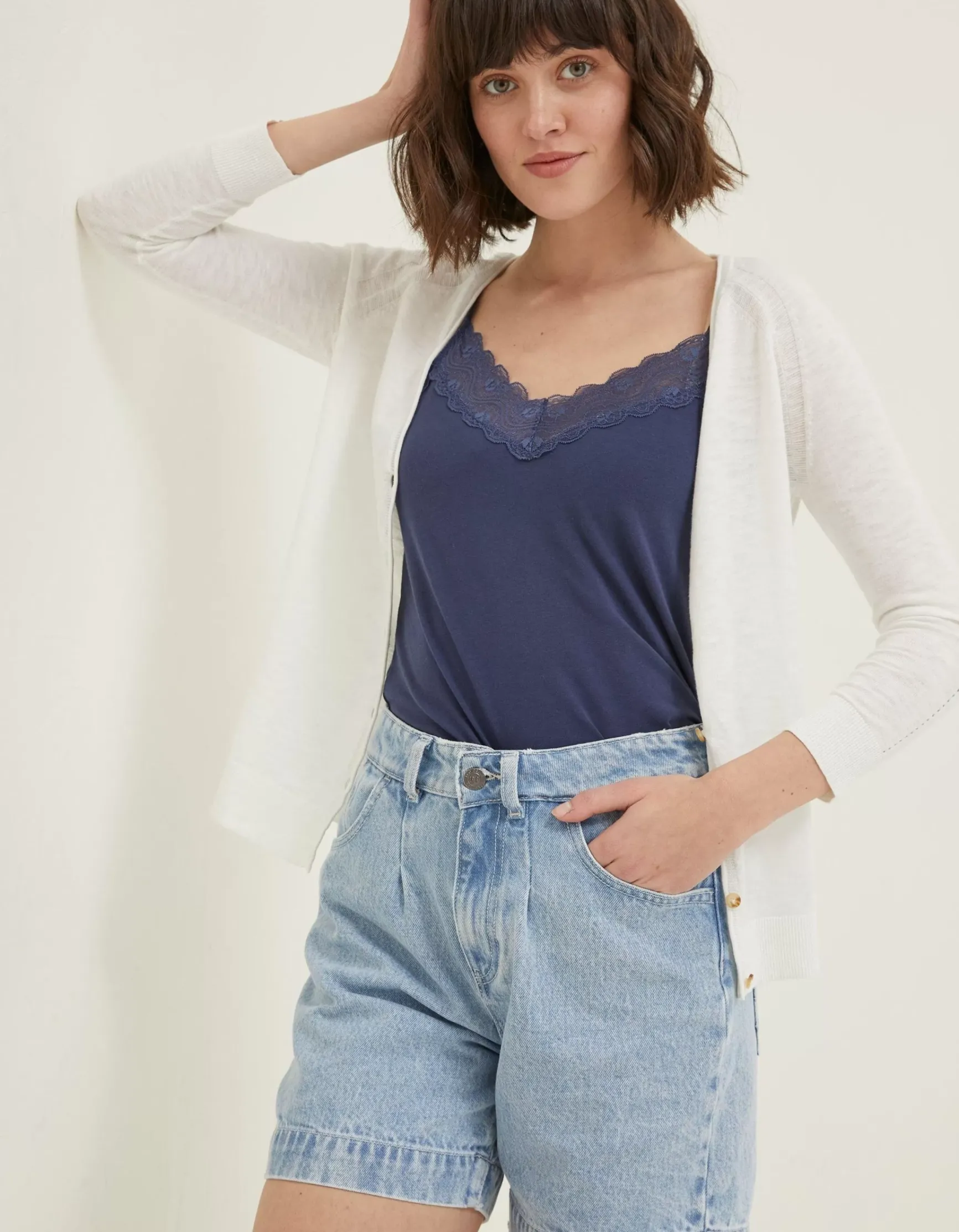 FatFace Rose Cardigan|Women Knitwear