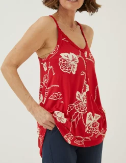 FatFace Rosie Batik Longline Top|Women Tops & T-Shirts