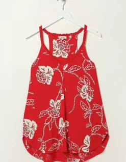 FatFace Rosie Batik Longline Top|Women Tops & T-Shirts