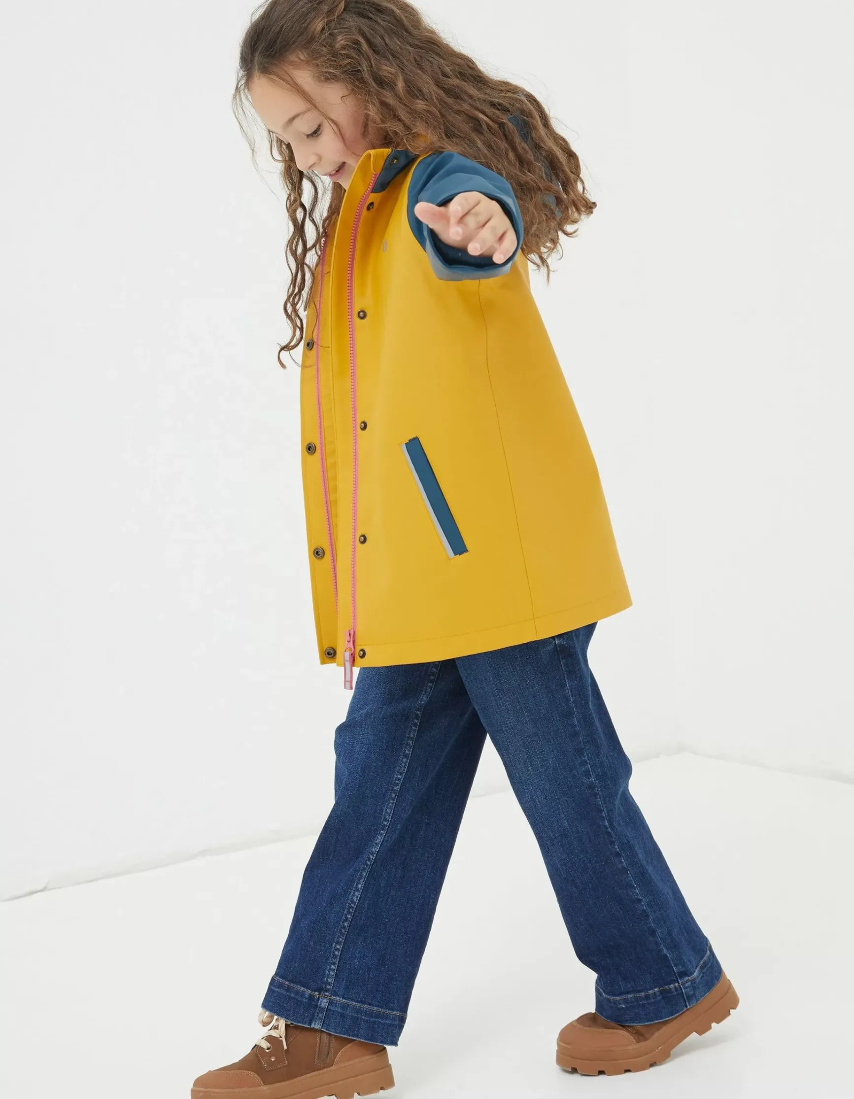 FatFace Rubberised Waterproof Jacket|Girls View All