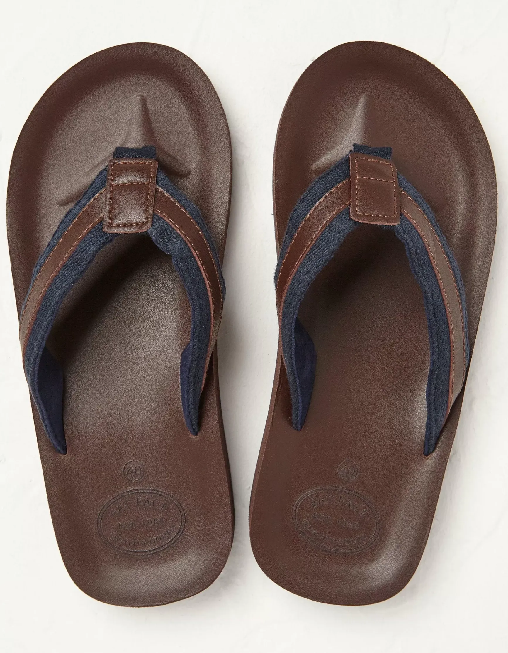 FatFace Ryde Leather Flip Flops|Men View All
