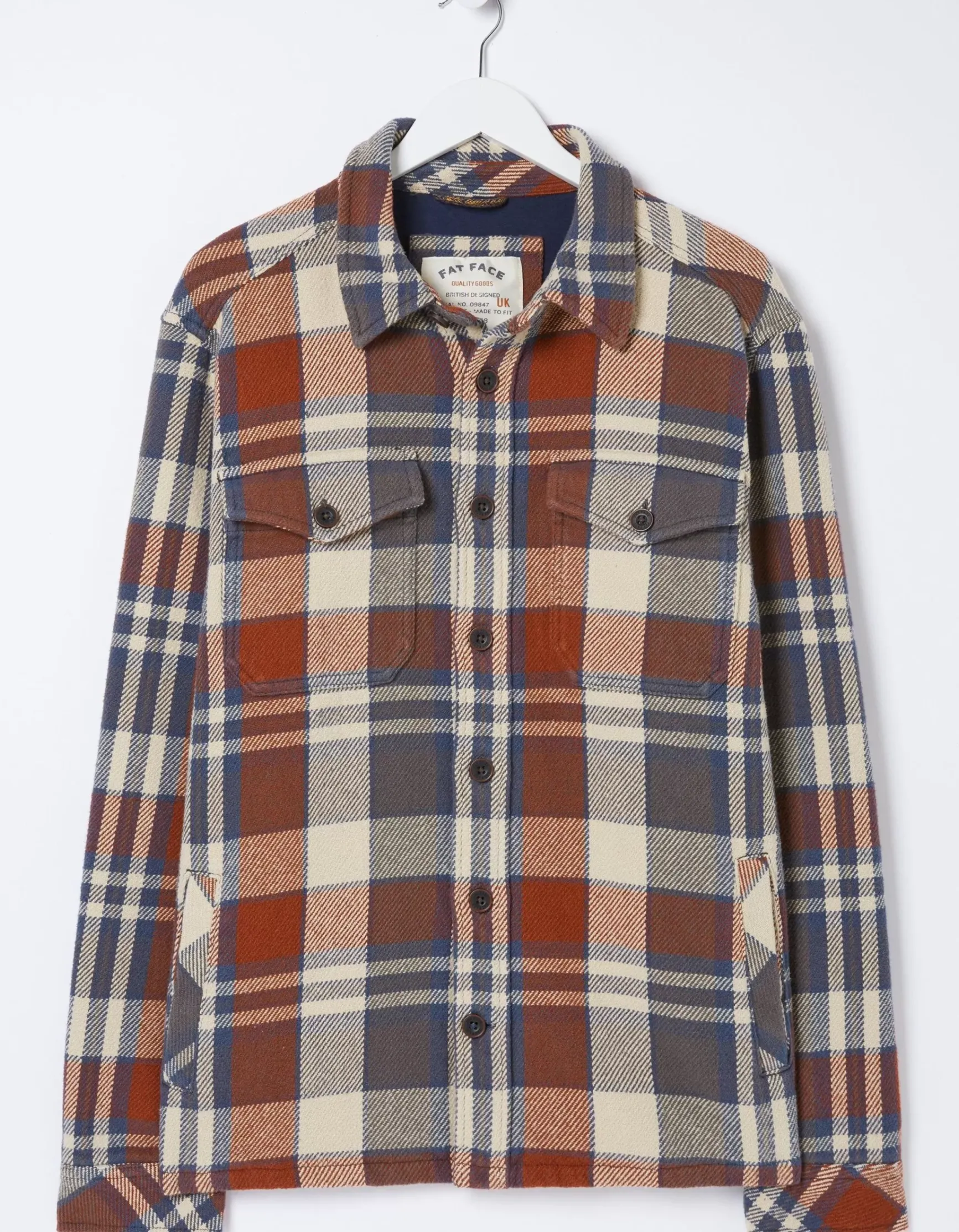 FatFace Ryton Check Overshirt|Men View All