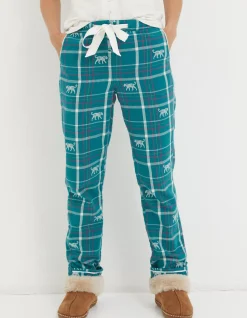 FatFace Sadie Snow Leopard Eva Pyjama Bottoms|Women Nightwear & Loungewear