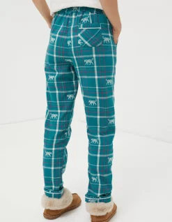 FatFace Sadie Snow Leopard Eva Pyjama Bottoms|Women Nightwear & Loungewear