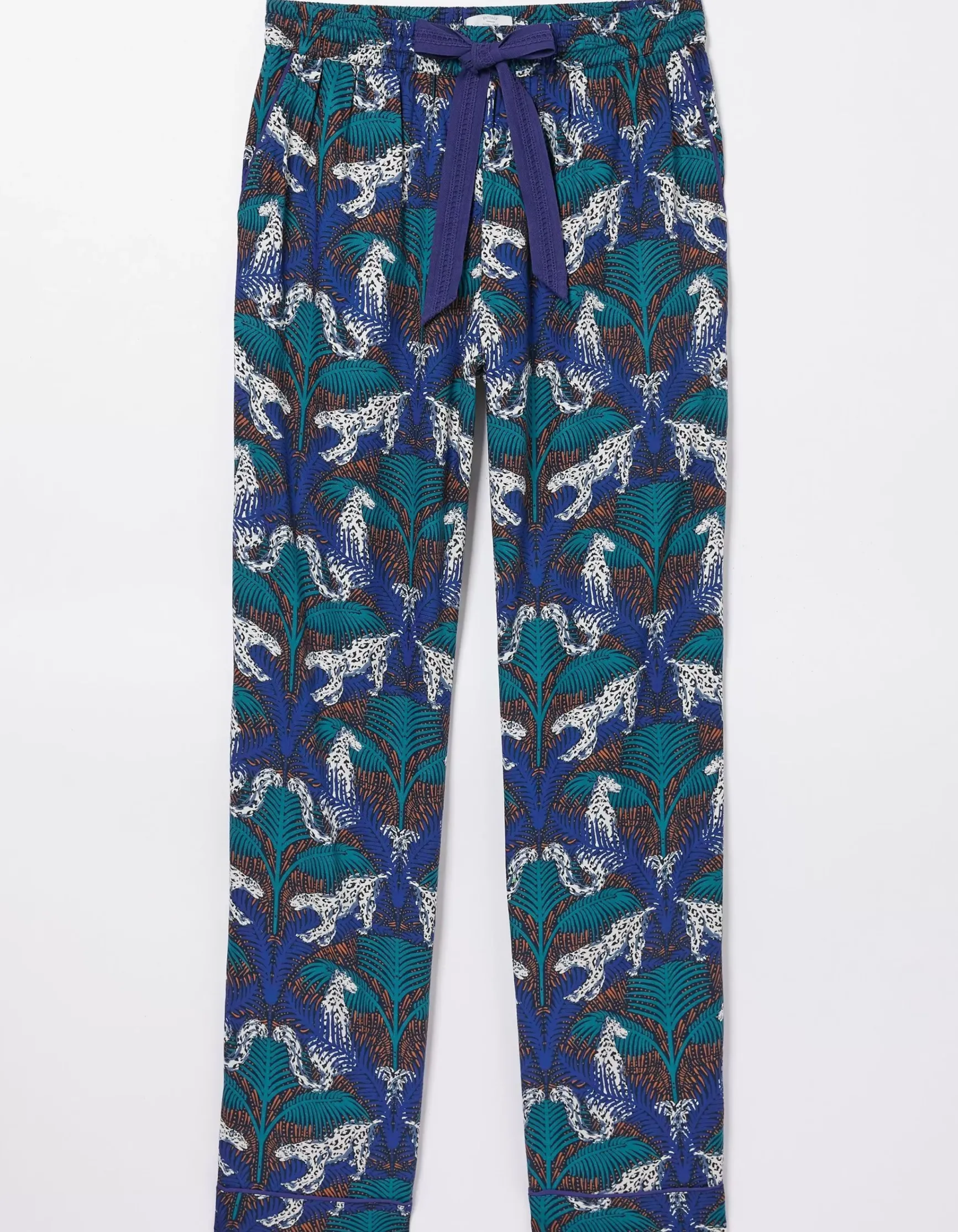 FatFace Sadie Snow Leopard Pyjama Bottoms|Women View All