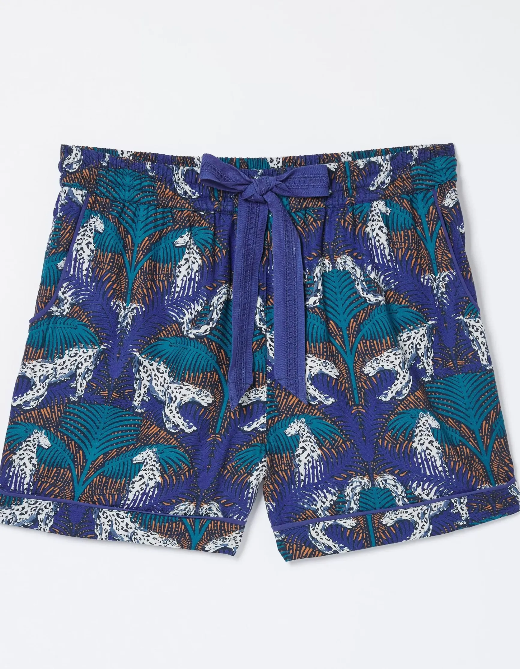 FatFace Sadie Snow Leopard Pyjama Shorts|Women Nightwear & Loungewear