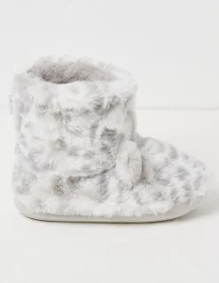 FatFace Sadie Snow Leopard Slipper Boot|Boys View All