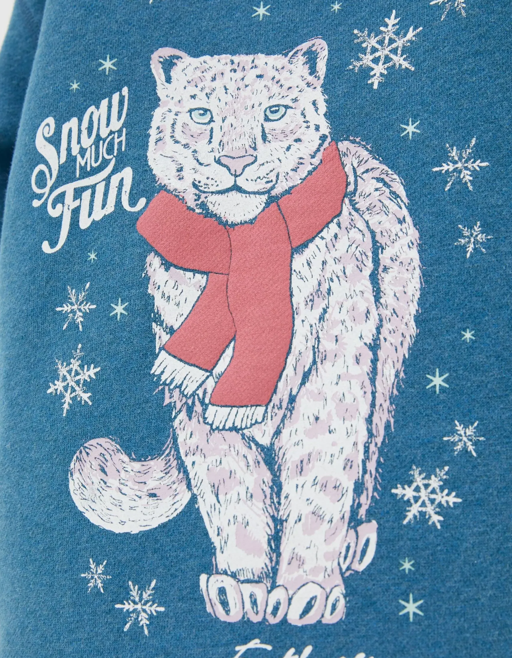 FatFace Sadie Snow Leopard Zip Hoodie|Girls Sweatshirts & Hoodies