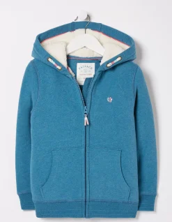 FatFace Sadie Snow Leopard Zip Hoodie|Girls Sweatshirts & Hoodies