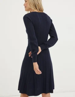FatFace Saffron Knitted Skater Dress|Women View All