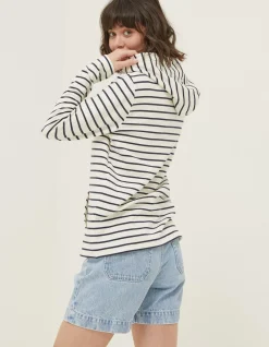 FatFace Sally Stripe Hoodie|Women Sweatshirts & Hoodies